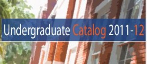 undergraduate catalog 2011-12
