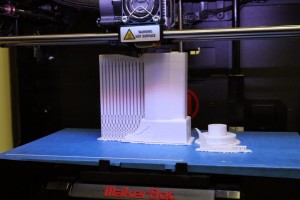 MakerBot 3-D Printer in Action