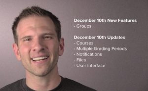 Video Screen Capture: Canvas spokesman outlining changes in Dec. 10, 2016 release.