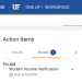SCREENSHOT: Screen capture of the "To-Do" action items panel in ONE.UF.EDU