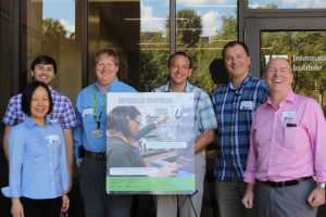 PHOTO: Research Computing staff pose together at the 2018 HiPerGator Symposium.