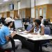PHOTO: Students getting assistance at the Fall 2019 OneStop Service Center held in Smathers 100