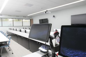 PHOTO: The new 22-seat iMac lab in Norman Hall