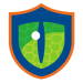 GRAPHIC: "Gator eye" logo of the UF GatorSafe app. University of Florida.