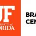 GRAPHIC: University of Florida block monogram wordmark in orange next to the words "Brand Center"